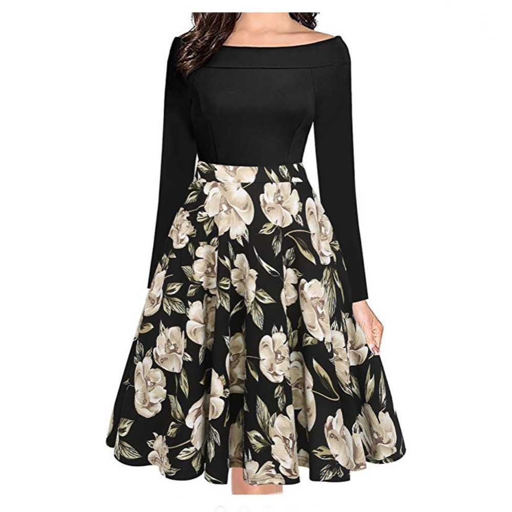NWOT Off Shoulder A Line dress with pockets
